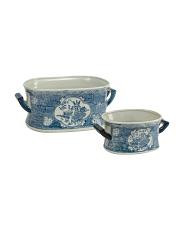 2pc Ceramic Kelda Planters | TJ Maxx