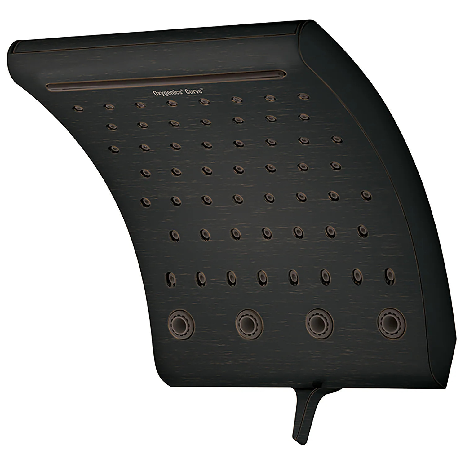 Oxygenics 3-Settings Oil Rubbed Bronze 7.09-in Rectangle Fixed High Pressure Rain Shower Head 1.8 GPM | 43888 | Lowe's