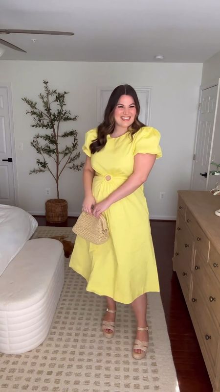Midsize spring outfit! Feeling like sunshine in this dress ☀️ it’s perfect for spring, Easter, or even vacation! I shared this dress a few weeks ago in blue and I had to go back for yellow! 

Anti chafing shorts - L/XL
Dress - XL 
Heels - 10 

Walmart fashion, spring fashion, spring dress, Easter dress, Easter outfit, Walmart dress, spring Walmart 


#LTKmidsize #LTKfindsunder50 #LTKSeasonal