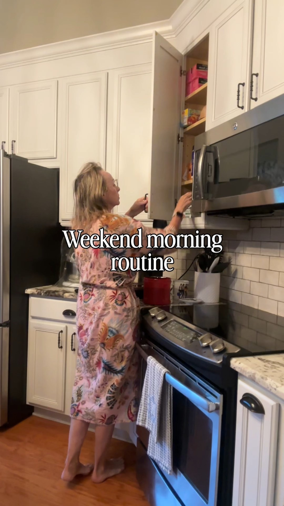 A weekend morning in my life, does it look like yours? 

#LTKootd #LTKmorningroutine #LTKOver40