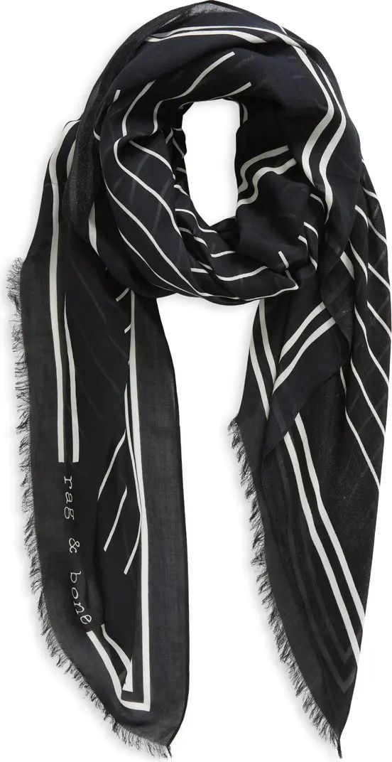 rag & bone Harlow Stripe Square Scarf | Nordstrom | Nordstrom