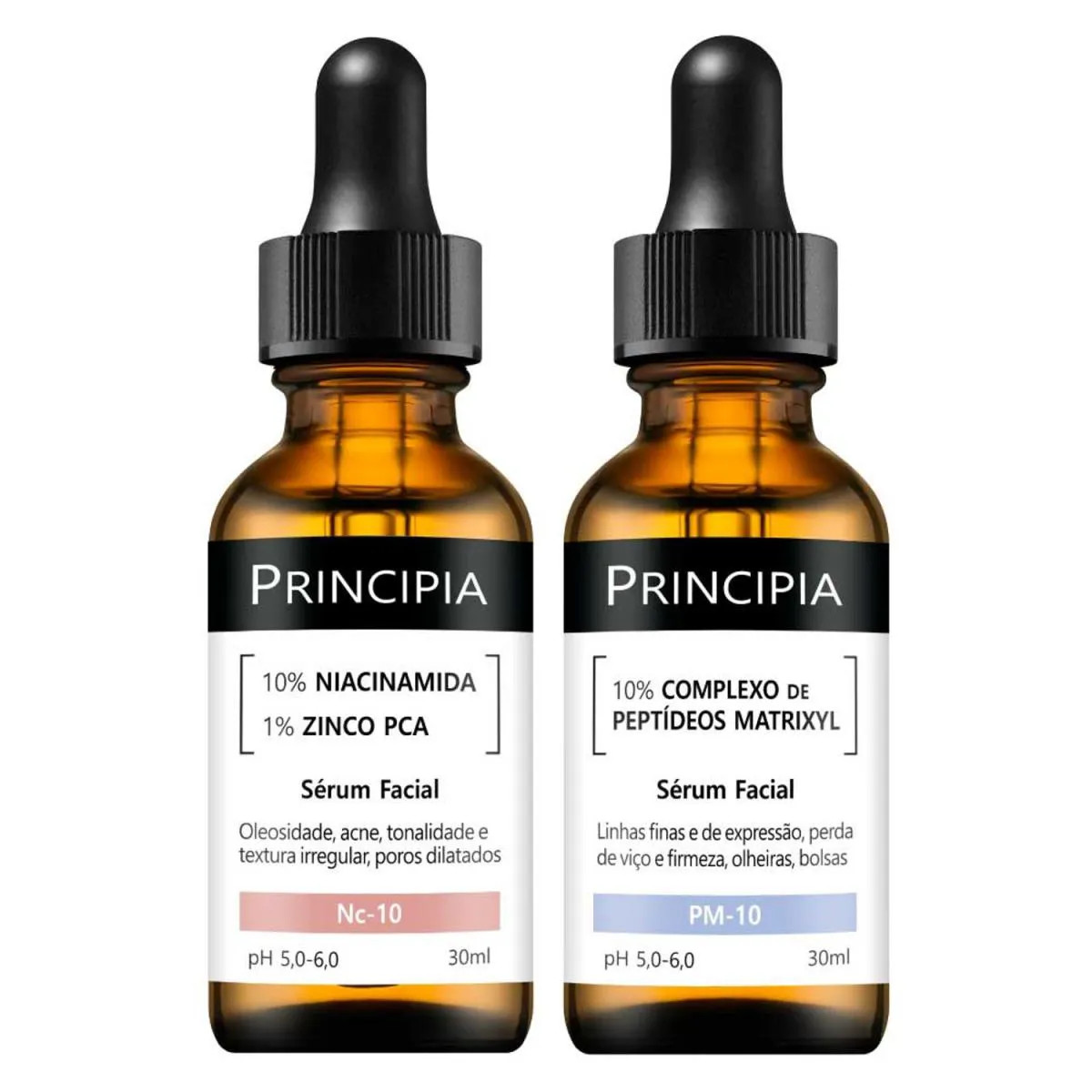 Kit 2 Séruns Principia Niacinamida + Peptídeos Matrixyl | DrogaRaia (BR)