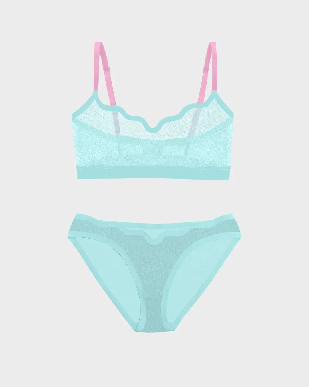 Lucy Bra Mint Jelly and Sheer Bikini Mint Jelly | EBY (US)