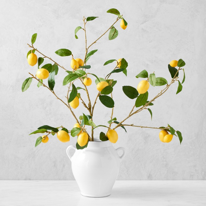 Faux Lemon Branches, Set of 3 | Williams-Sonoma