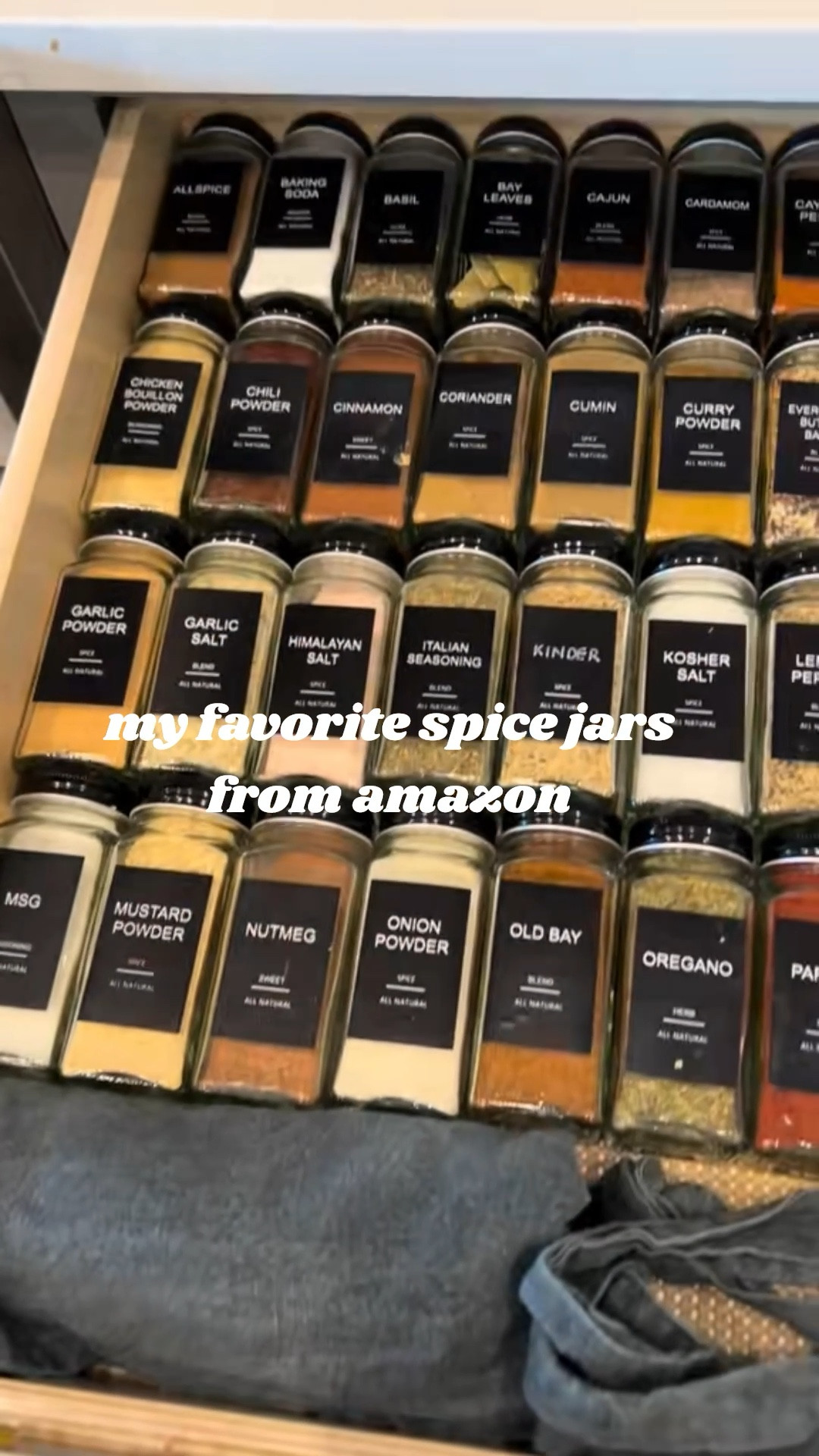My favorite spice jars from Amazon

#LTKHome