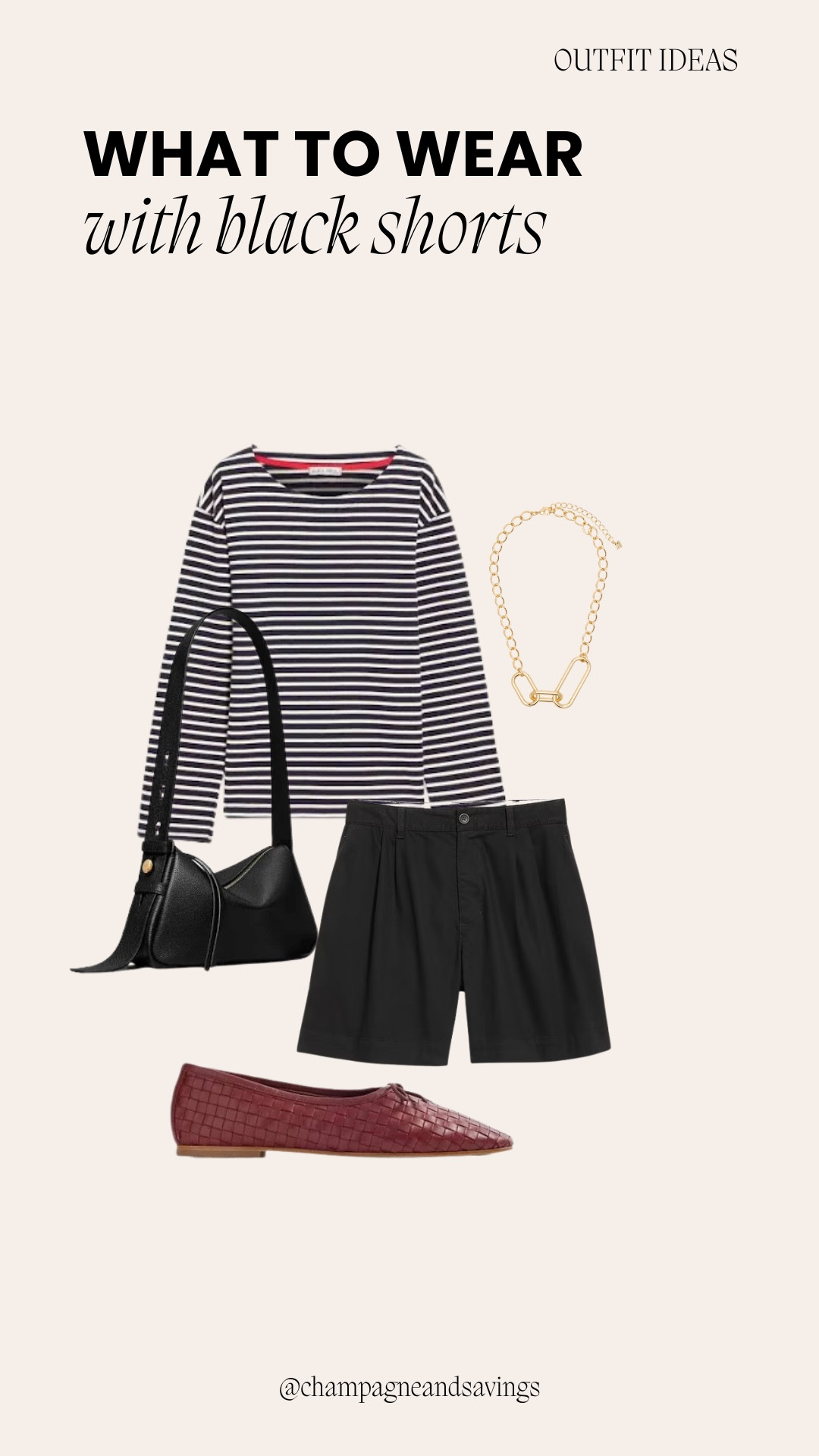 Black shorts outfit 

#LTKootd