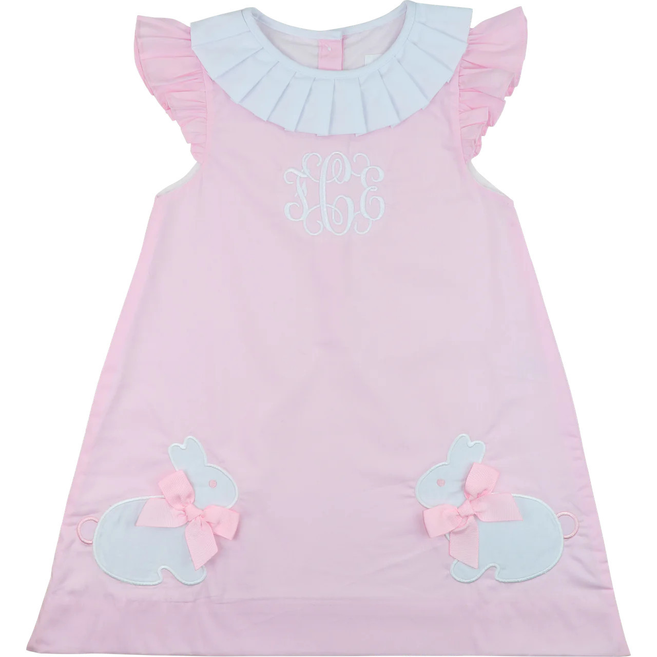Pink And White Bunny Dress | Cecil and Lou