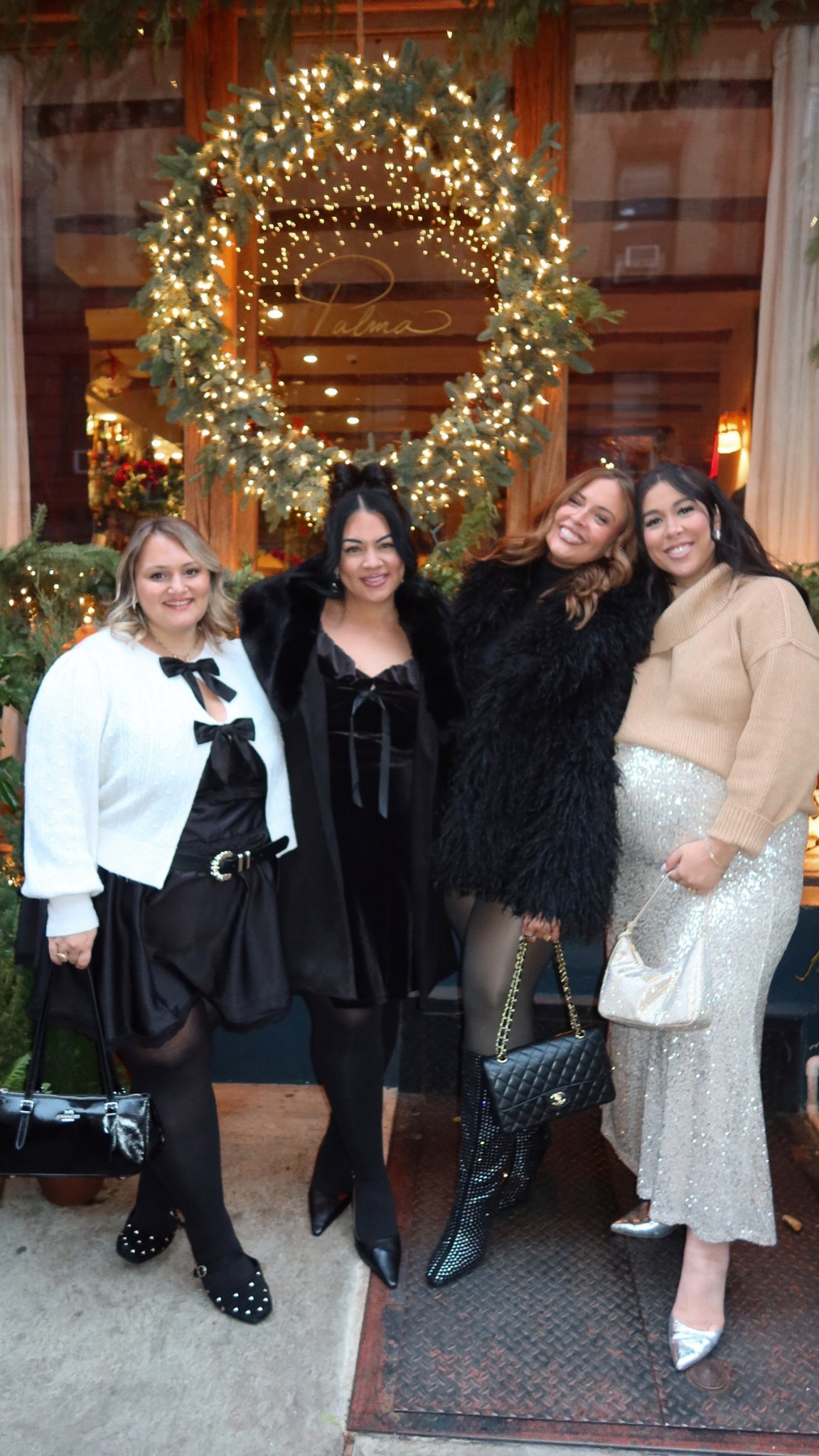 Holiday time in the city with my besties! Wearing size 1 in everything! 

#LTKHoliday #LTKMidsize #LTKSeasonal
