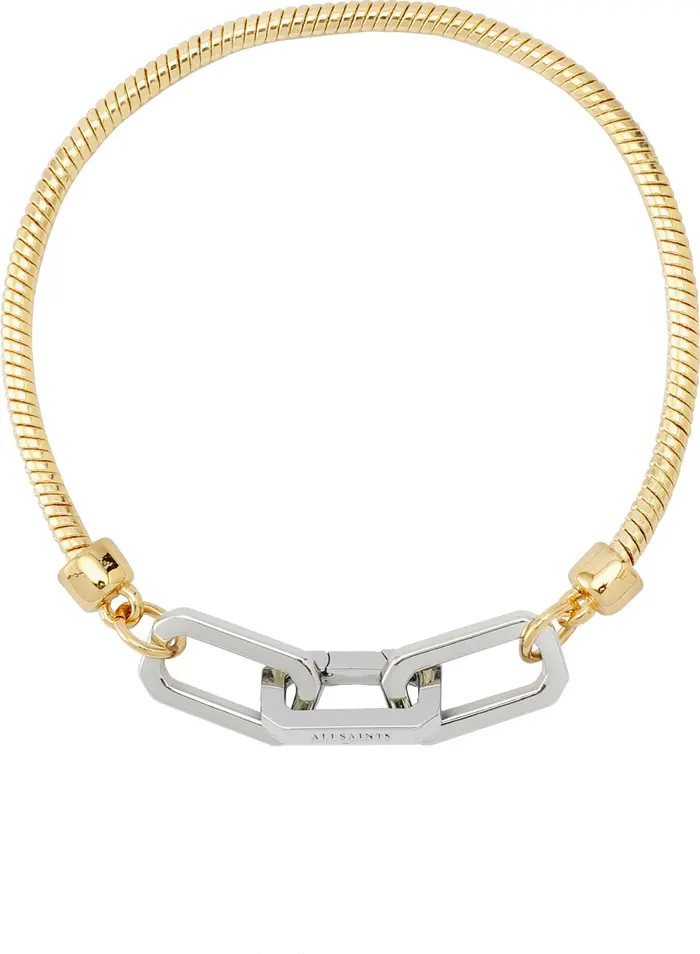 AllSaints Hex Link Snake Chain Bracelet | Nordstrom | Nordstrom