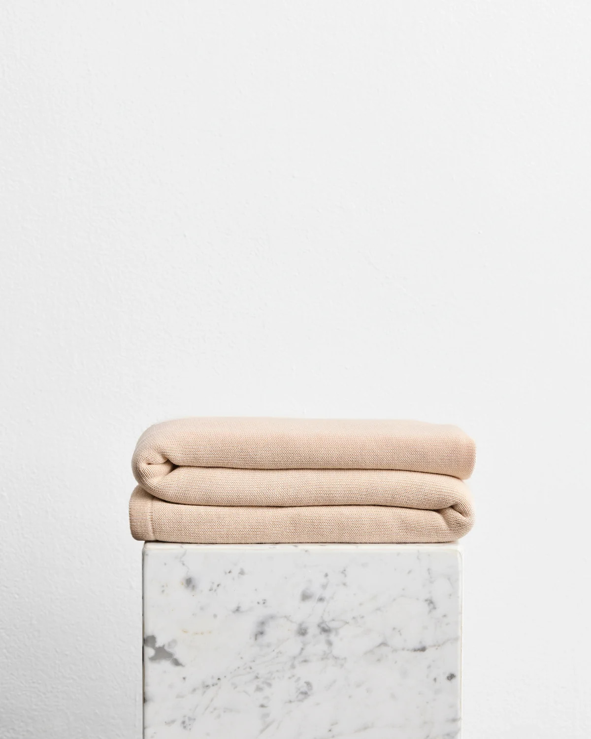 Latte Cotton & Wool Mix Blanket | Bedthreads US