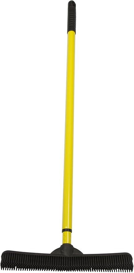FURemover Broom, Pet Hair Removal Tool with Squeegee & Telescoping Handle That Extends from 3-5',... | Amazon (US)