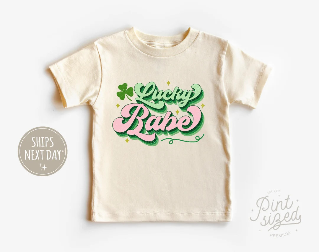 Lucky Babe Toddler Shirt  Cute St Patrick's Day Kids - Etsy | Etsy (US)
