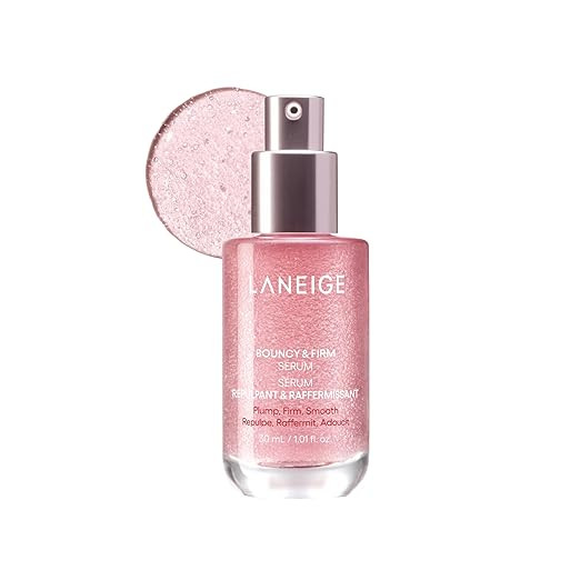 LANEIGE Bouncy & Firm Serum: Korean Slow Aging Collagen Serum with Peptides for Plumping, Firming... | Amazon (US)