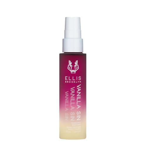 Ellis Brooklyn VANILLA SIN Hair And Body Fragrance Mist - Gourmand Perfume Mist with Black Cherry, Fresh Freesia, & Bourbon Vanilla, Vegan Perfume Made In The USA, 50ml 1.7 Fl Oz | Amazon (US)