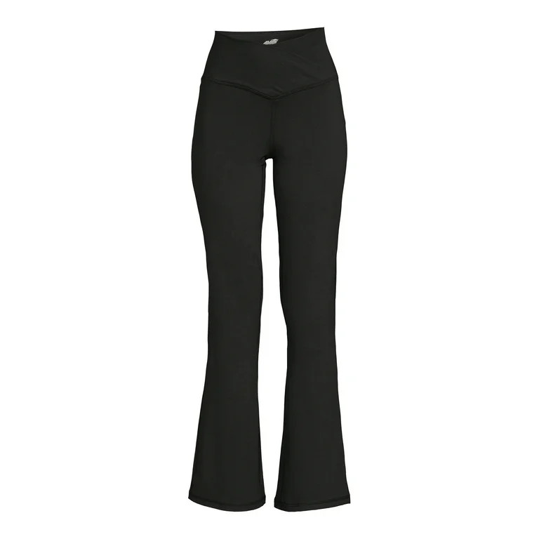 Avia Women's High Rise Crisscross Flare Leg Pants | Walmart (US)