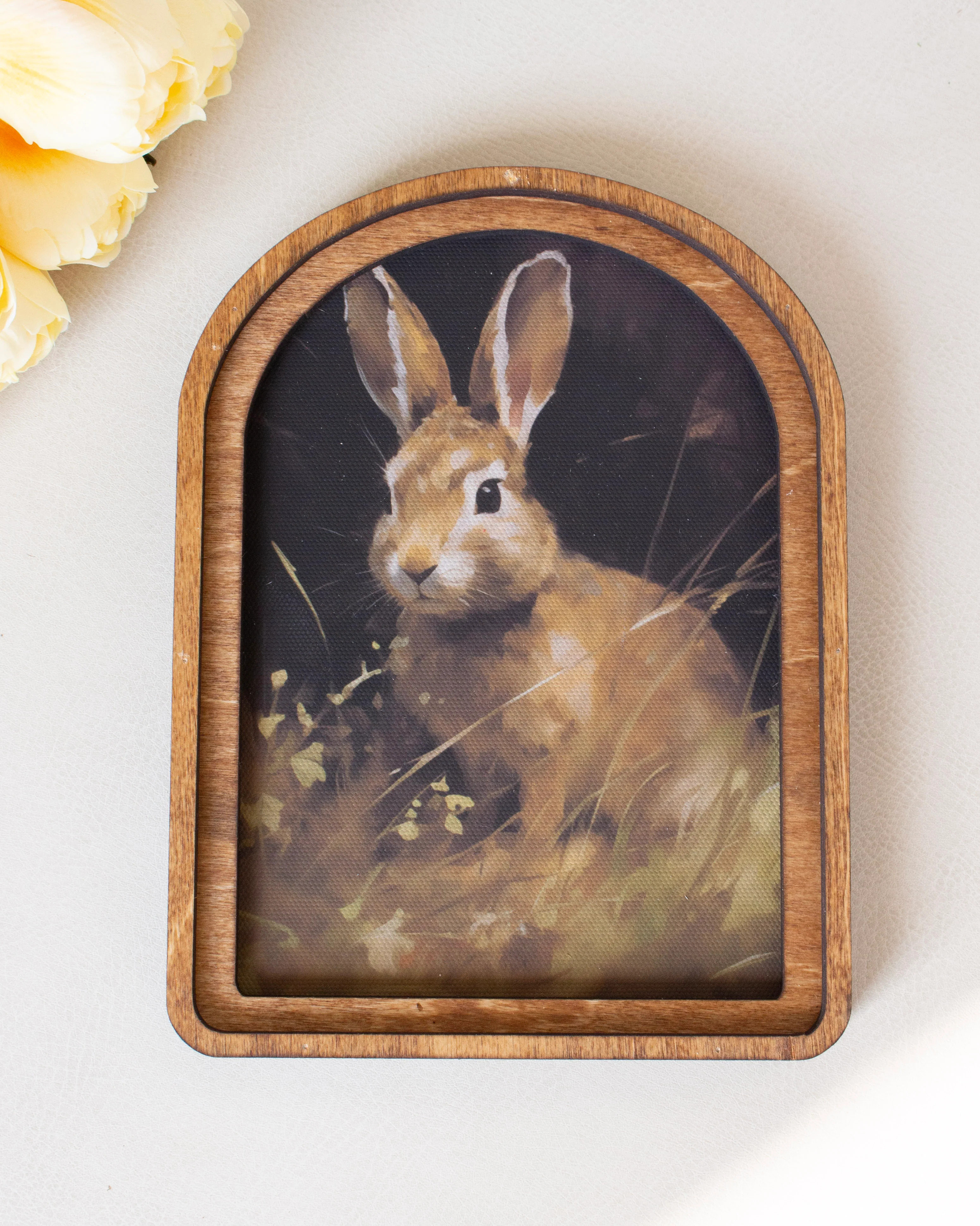 Rabbit Arched Framed Decor | MJHome
