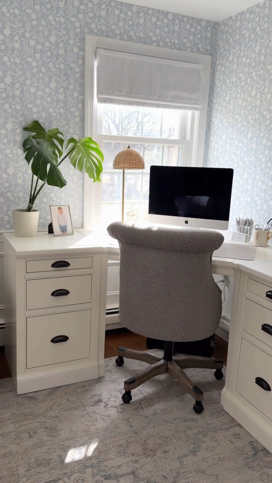 Pottery Barn desk and storage cabinets are on sale as well as the rug too! Shop them here!

#LTKHome #LTKSaleAlert