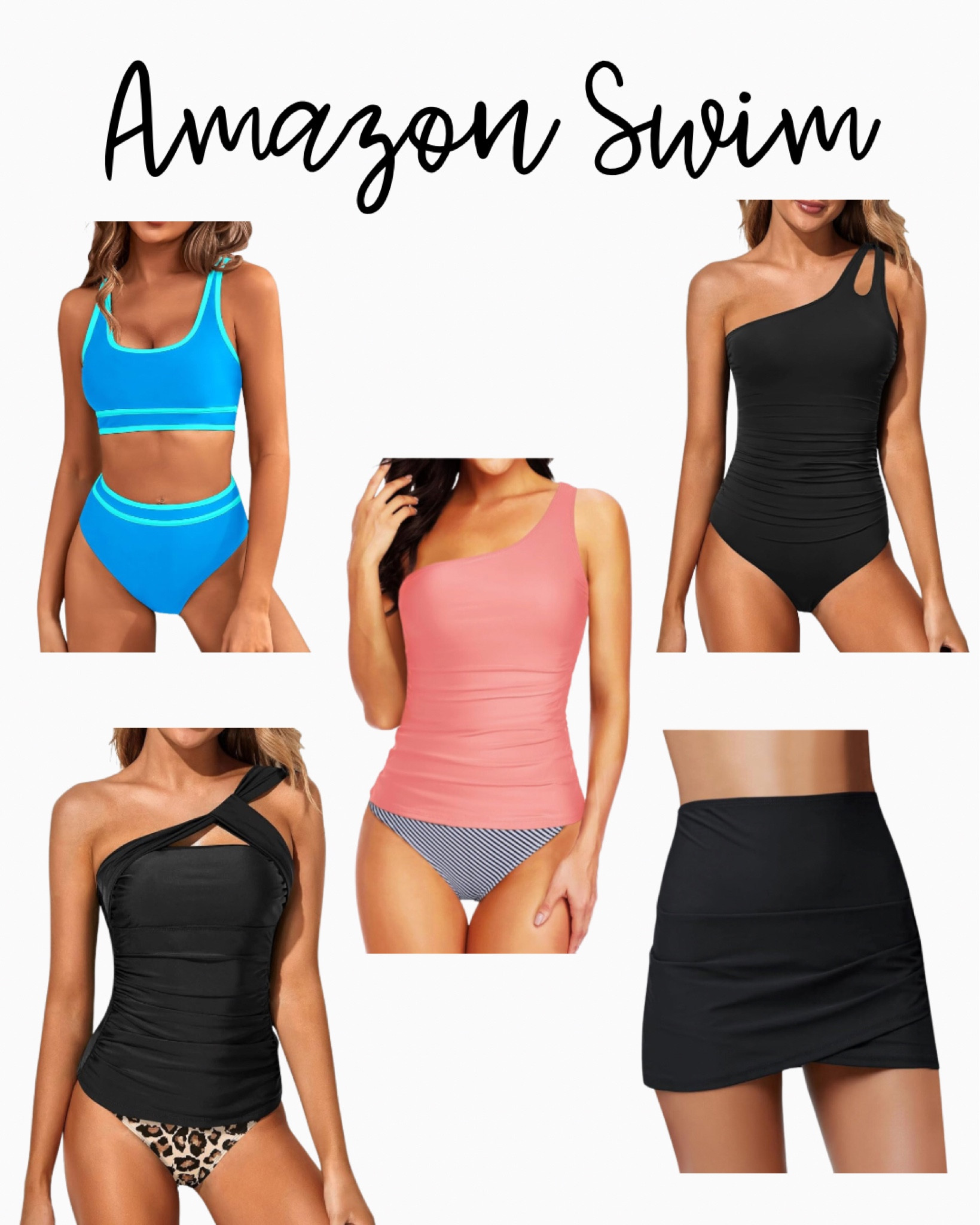 Amazon swim finds 🩵

#LTKSeasonal #LTKmidsize #LTKswim