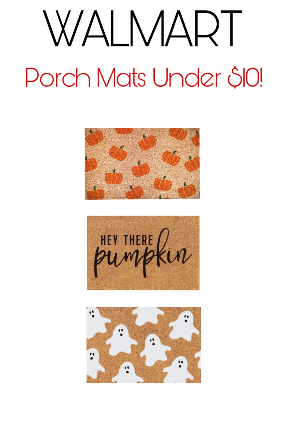 Halloween Porch Mats
