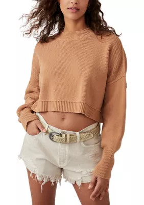 Free People Easy Street Crop Pullover | Belk