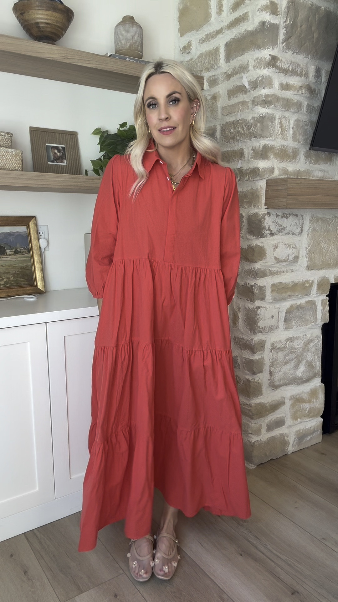 Love this dress! Looks like Anthro, but it’s Amazon! Wearing a size medium and the fit is so good! 

#LTKFindsUnder100 #LTKStyleTip #LTKFindsUnder50