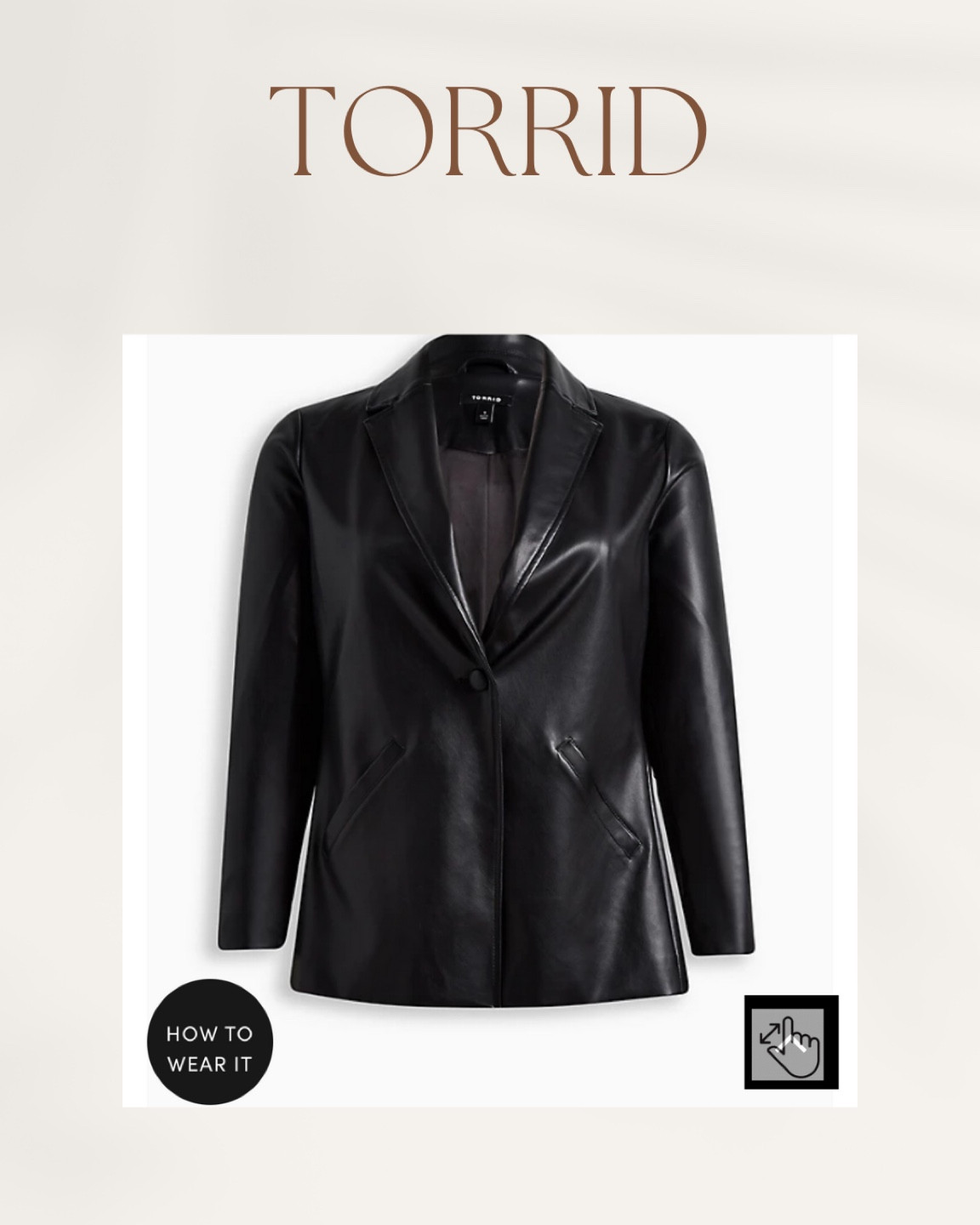 One of my fave torrid pieces lately! 🥰 faux leather, I’ve styled it a few ways now with holiday outfits! 

Blazer, leather, midsize

#LTKHoliday #LTKstyletip #LTKSeasonal