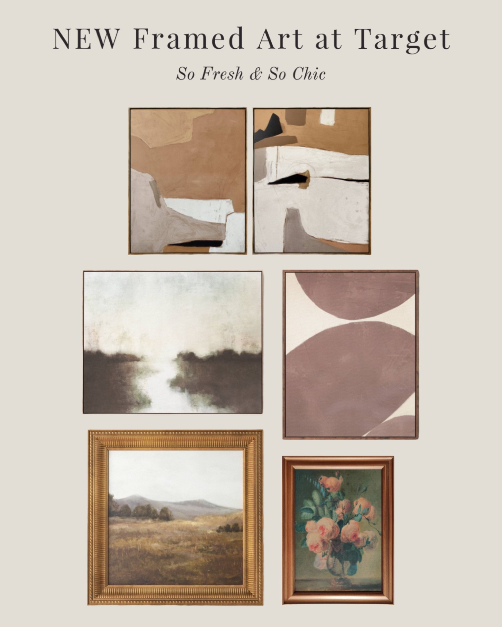 New framed art at Target!
-
Threshold - framed canvas art - watercolor painting - modern art - neutral art - affordable art - affordable home decor - vintage landscape painting - vintage floral painting - framed abstract art - living room decor - Fall decor 

#LTKhome #LTKunder100 #LTKSeasonal