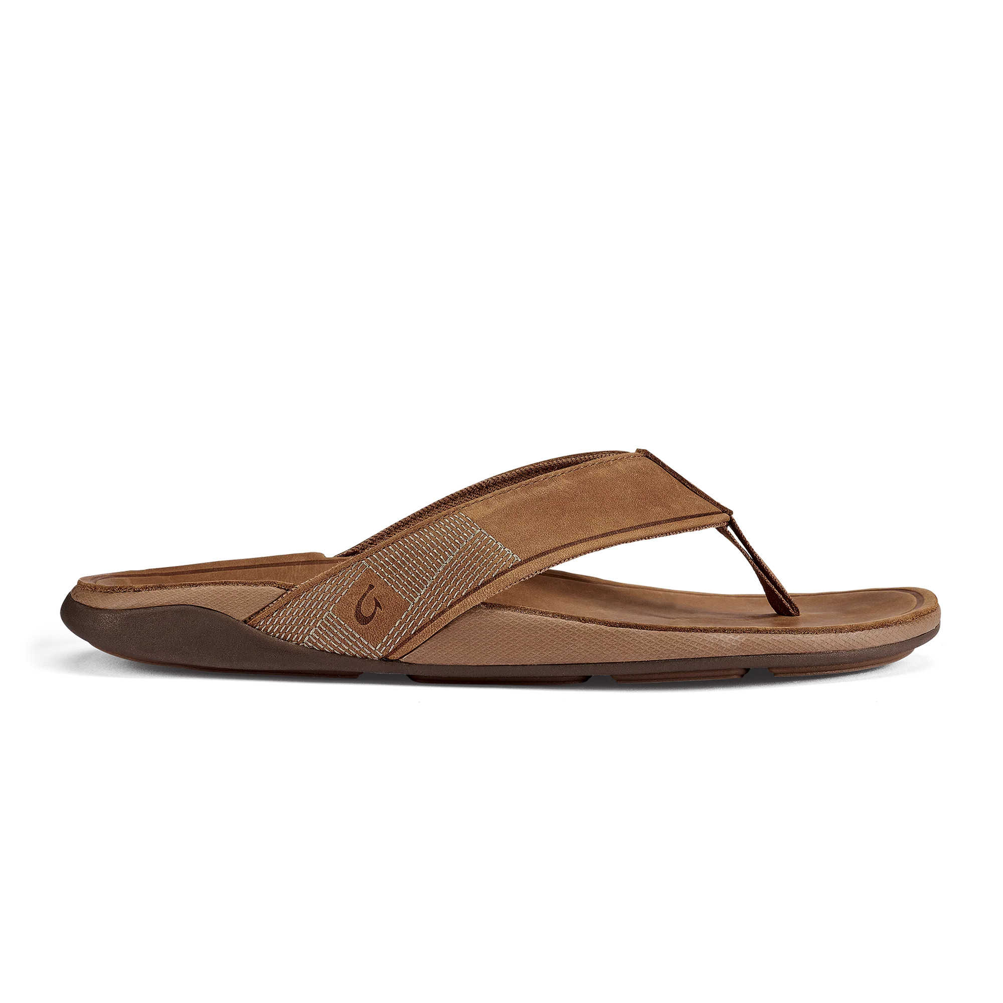 Tuahine Men's Waterproof Leather Beach Sandals - Toffee | OluKai | OluKai