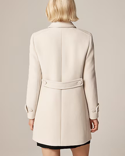 Salon coat in Italian double-cloth | J. Crew US