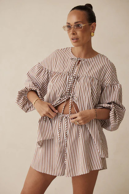 Pennie Shorts - Chocolate | Sabo Skirt US