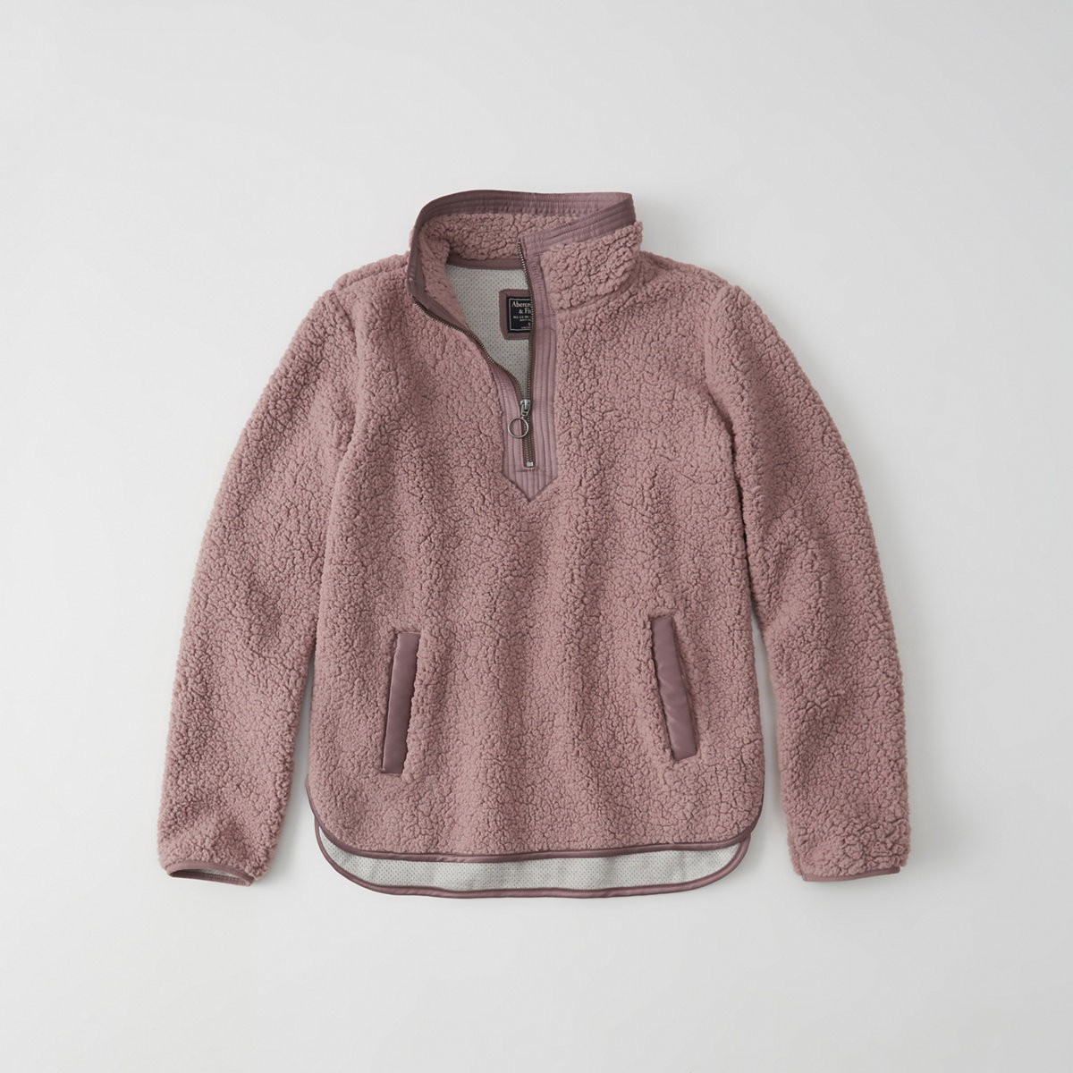 Sherpa Half-Zip Pullover | Abercrombie & Fitch US & UK