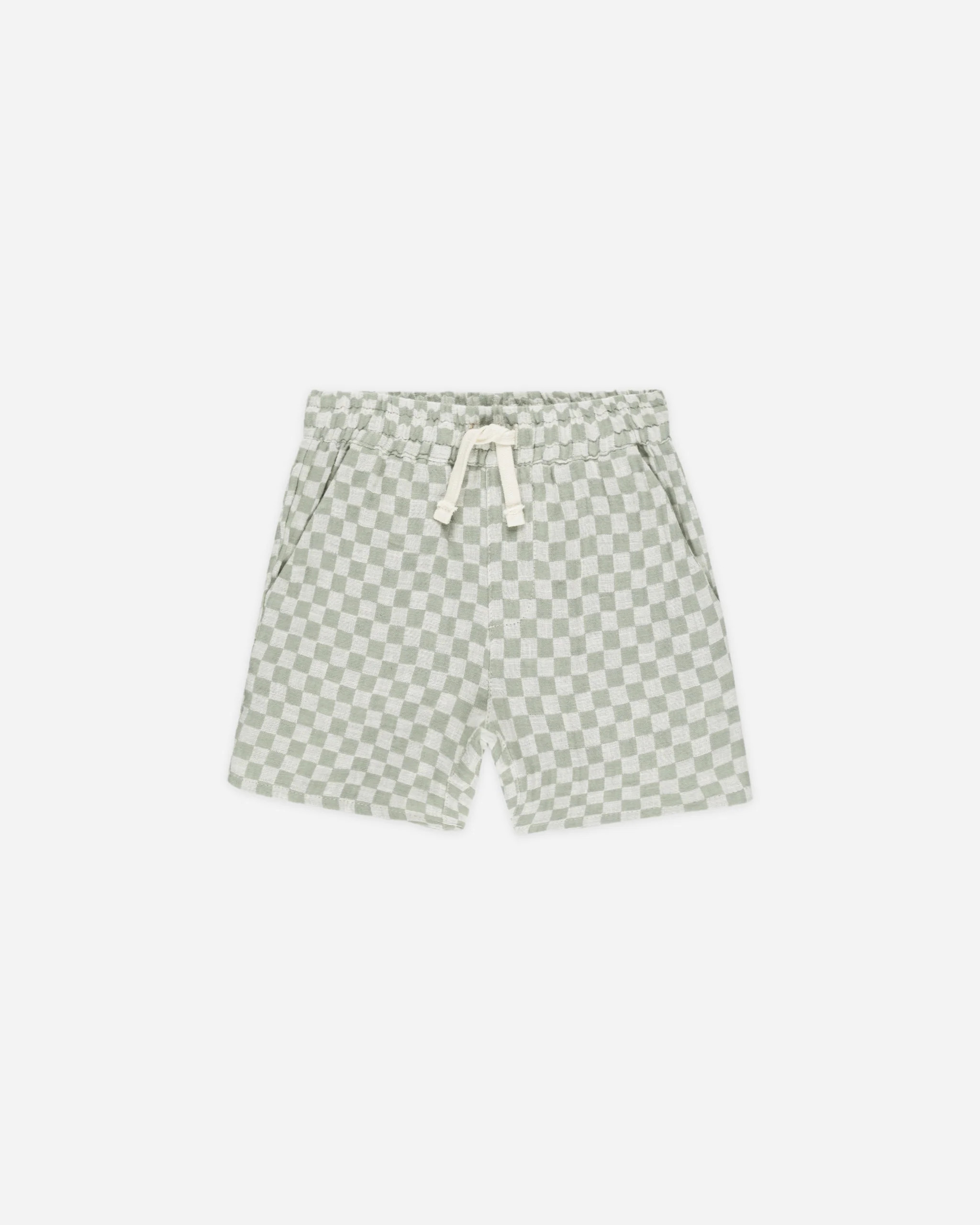 Bermuda Short || Sage Check | Rylee + Cru