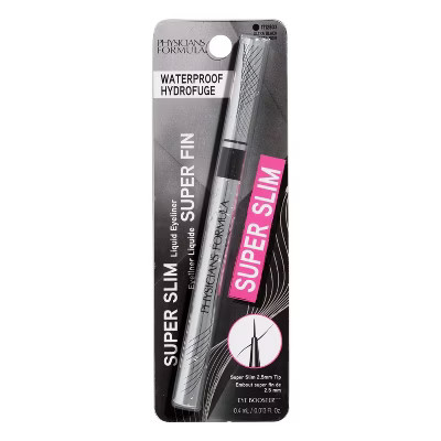 Physicians Formula Eye Booster Super Slim Liquid Waterproof Eyeliner - Ultra Black - 0.013 fl oz | Target