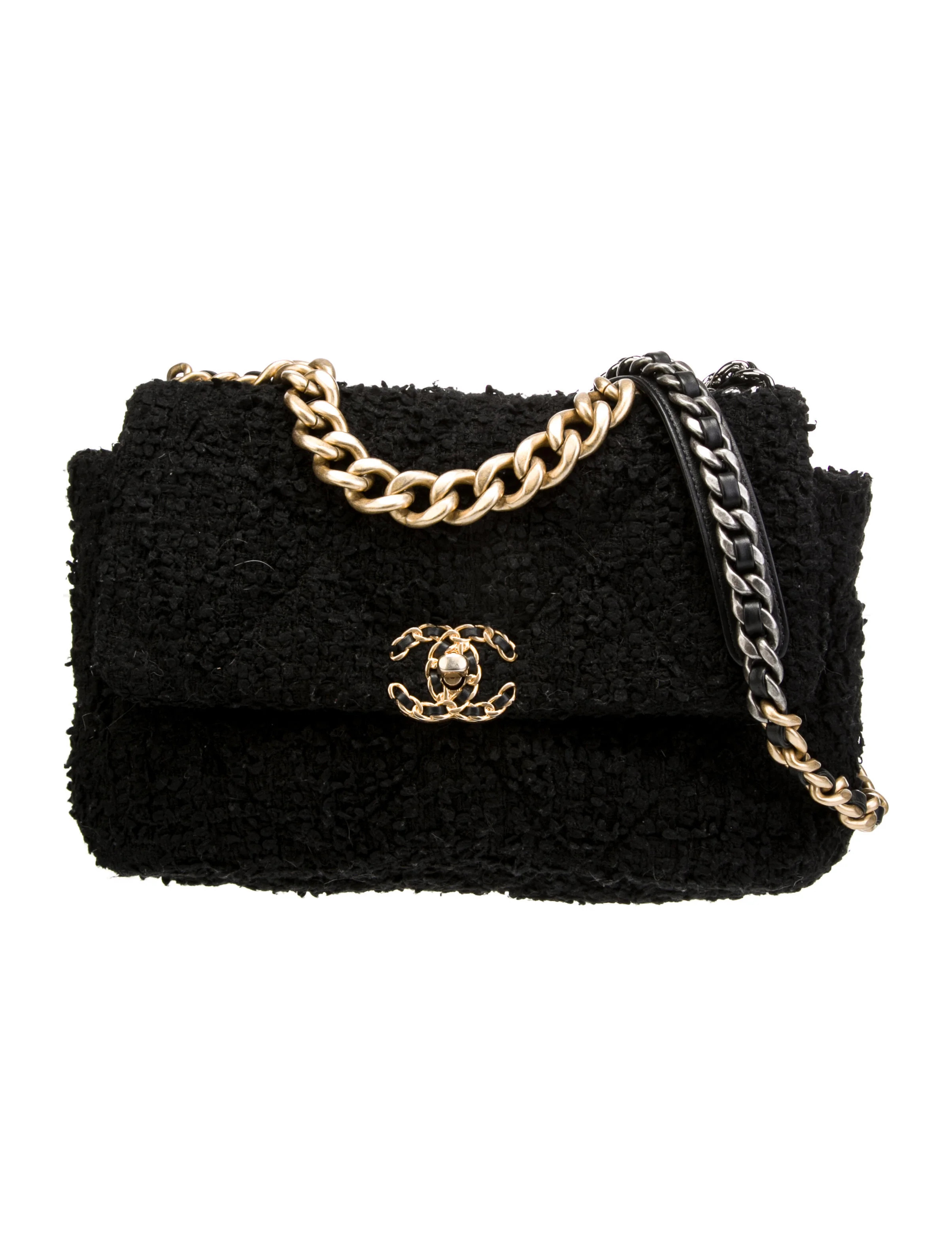 Cotton Large 19 Flap Bag | The RealReal