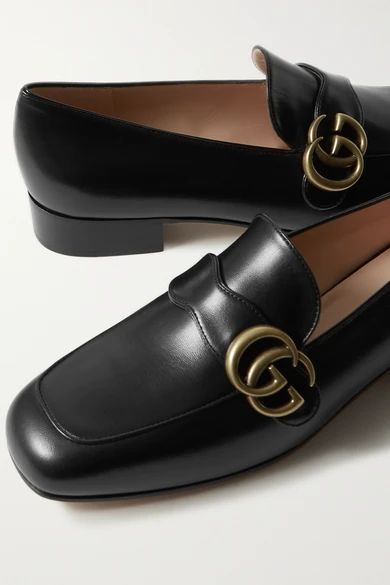 Marmont logo-embellished leather loafers | NET-A-PORTER (US)