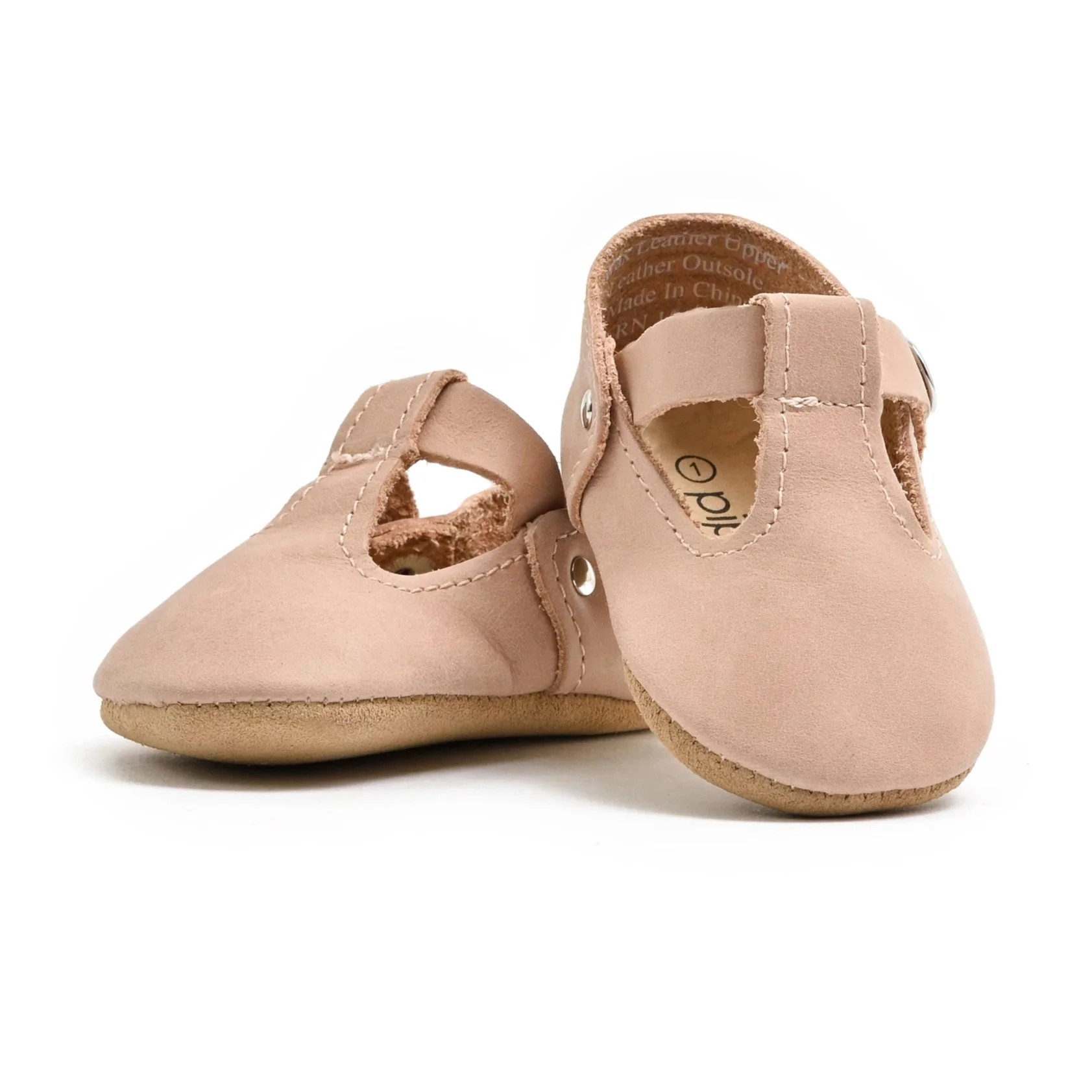 Piper Finn - Baby & Toddler Girl Shoes - T-Strap Mary Jane - Blush | Piper Finn