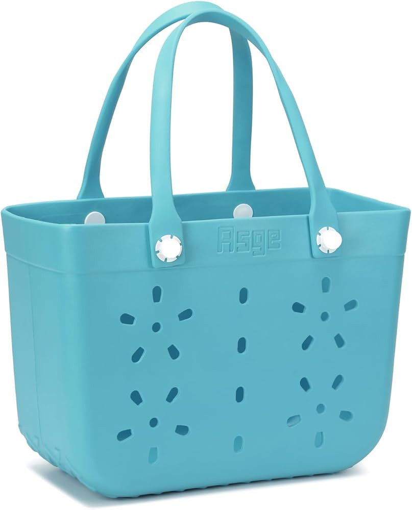 Asge Rubber Beach Bag Waterproof Sandproof Large Beach Tote - Durable, Non-slip, And Easy-to-Clea... | Amazon (US)
