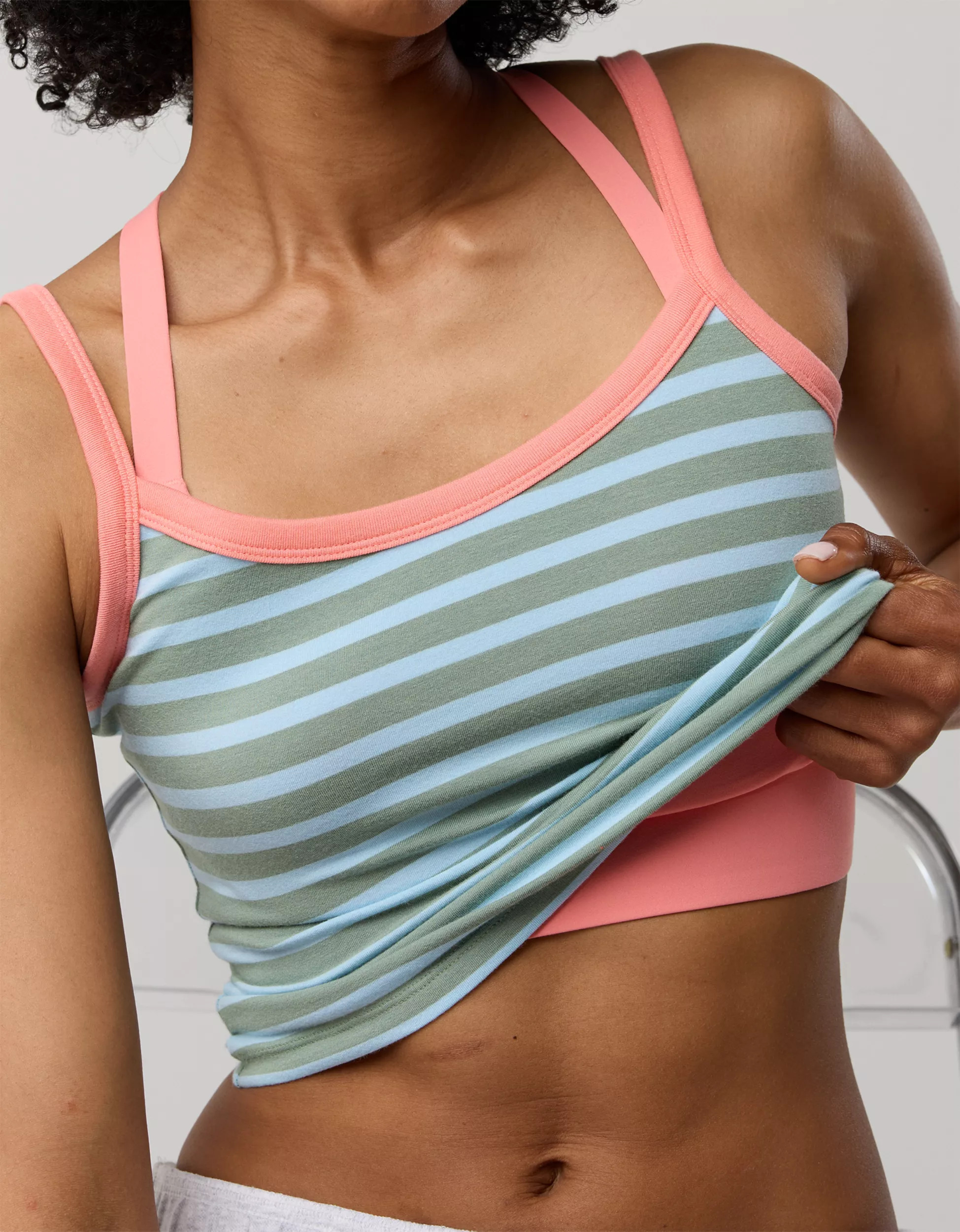 OFFLINE By Aerie Let's Stretch Ringer Tank Top | Aerie