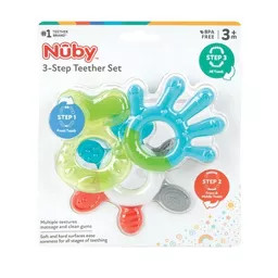 Nuby 3pk 3 Stage Teether Set | Target