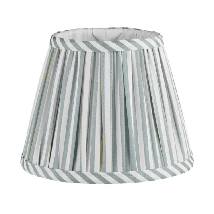 Chambray Striped Lampshade - Pleated Lampshade | Addison Ross US