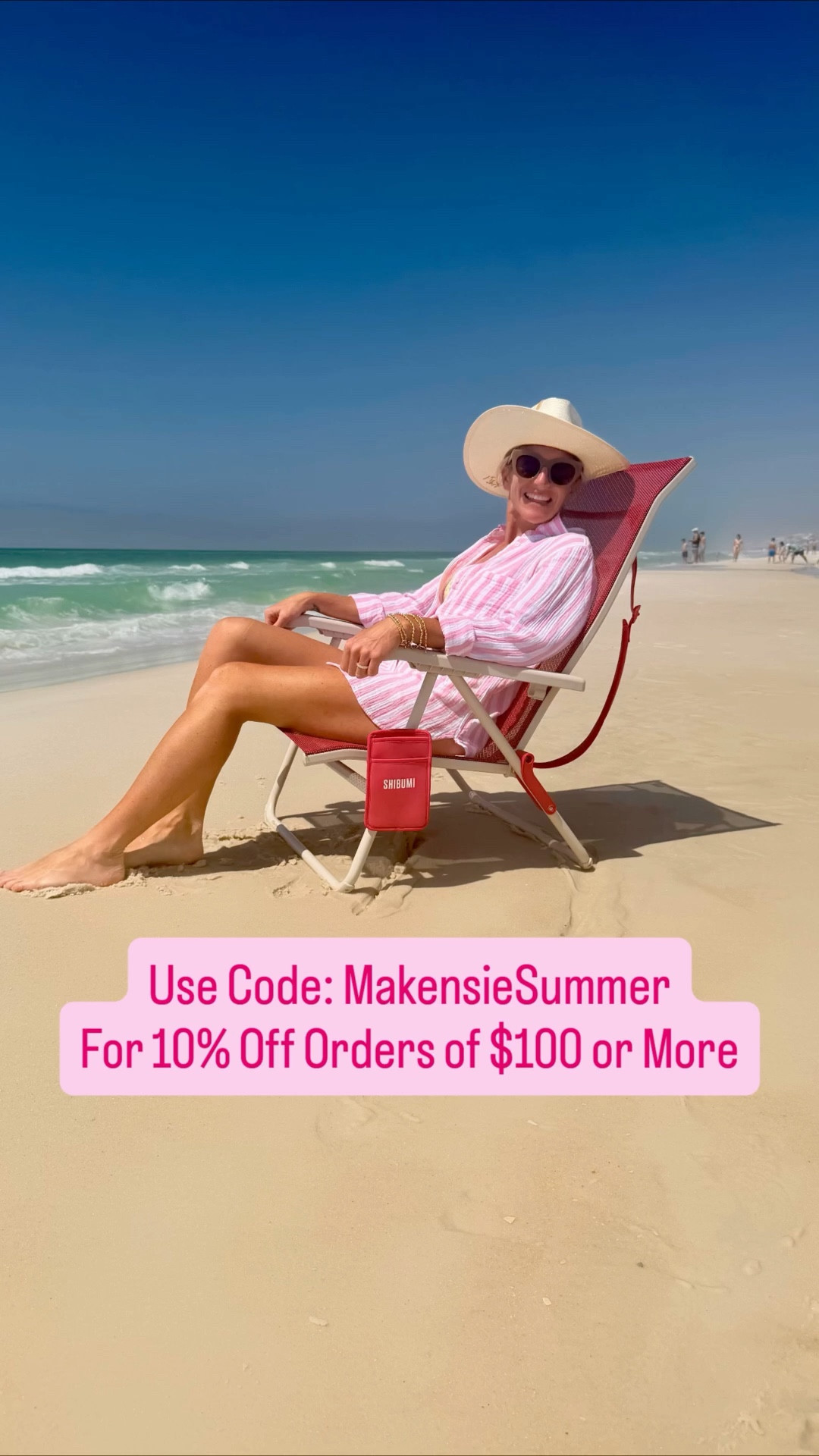 Shibumi Anywhere Chair… 🩷🧡💛

Comment ☀️CHAIR☀️ for the Link to Shop & Use Code: “MakensieSummer” for 10% Off Orders of $100 or More!! (Code Active Until 5/7/26) 

The Most Comfortable, Durable Beach Chair You Will Ever Own! Light Weight at Only 8 lbs, Clip 2 Chairs Together to Make Beach Days Even Easier! 

#30A #Shibumi #ShibumiAnywhereChair 

#LTKTravel #LTKootd #LTKSwim