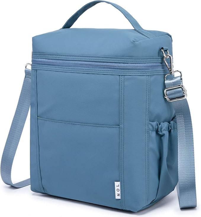 NOL Natural Organic Lifestyle Insulated Lunch Bags for Women Cooler Bag Lightweight Nylon Waterpr... | Amazon (US)
