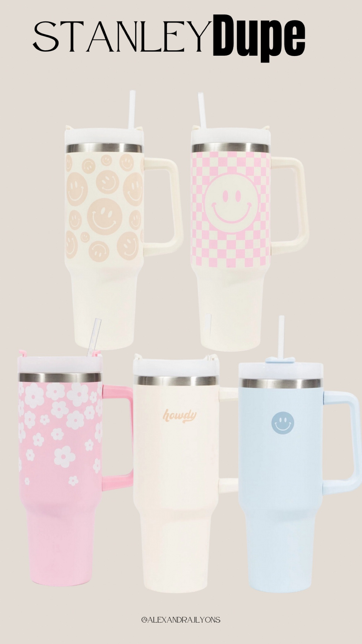 But cuter 🤪
Stanley dupe
Trendy
Stanley cup