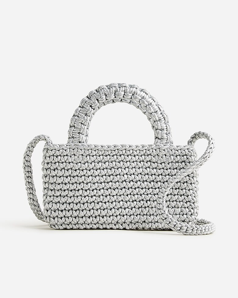 Cadiz phone bag in metallic | J. Crew US