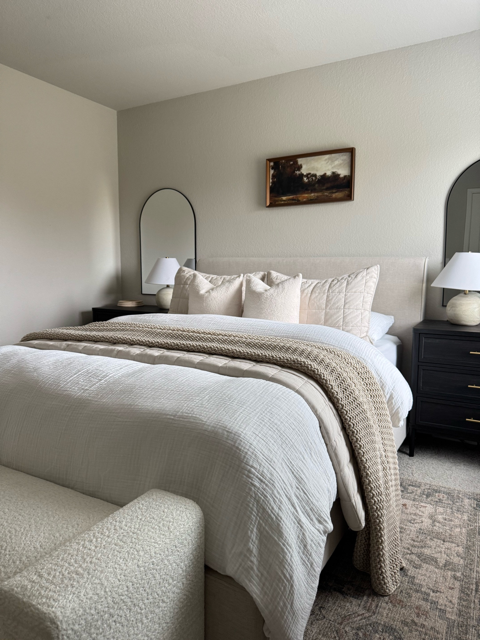 winter bedding refresh 🤍

#LTKStyleTip #LTKHome #LTKSeasonal