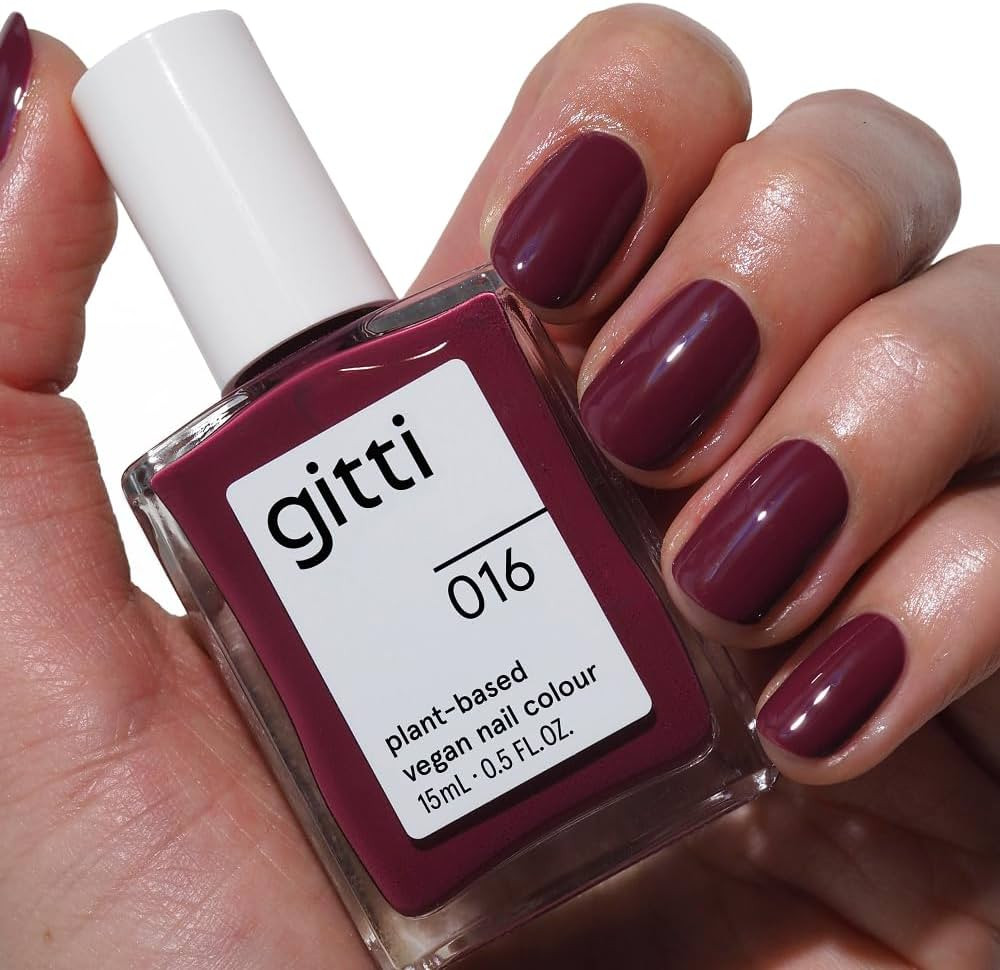 gitti Plant-based Nail Polish I Non-Toxic, 30-Free, Based On Natural Origin Ingredients, Cruelty-... | Amazon (US)