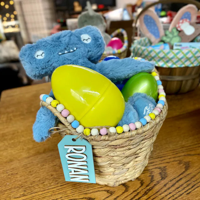 Personalized Easter Basket Tags Wood Laser Cut Easter Bunny Tag Easter Egg Tag Easter Chick Tag E... | Etsy (US)