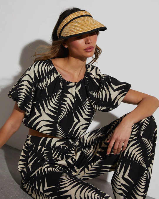 The Hamptons Straw Visor | VICI