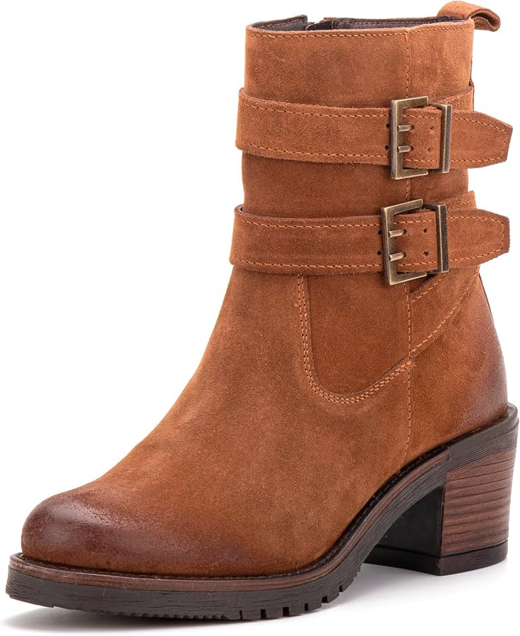 Vintage Foundry Co Womens Charmaine Handmade Burnished Rugged Classy Elegant Ankle Chelsea Boots ... | Amazon (US)