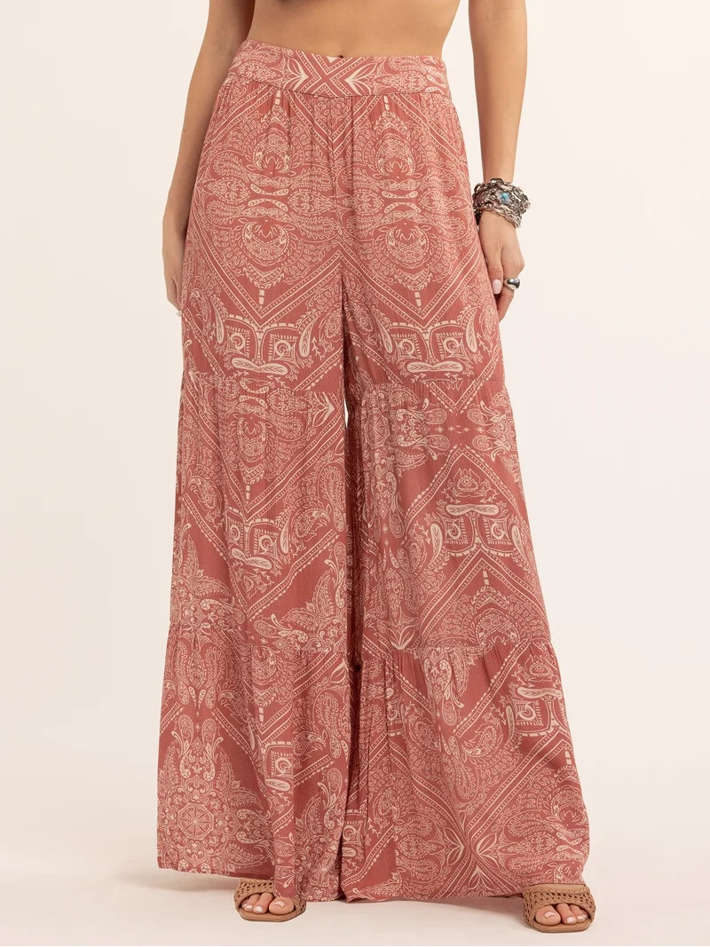 Jessica Simpson Women's Modena Wide Leg Pants, Sizes XS-XL | Walmart (US)